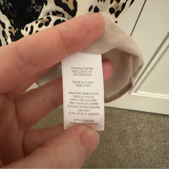 Socialite Cheetah Print Tank Top Size L - Picture 4 of 5